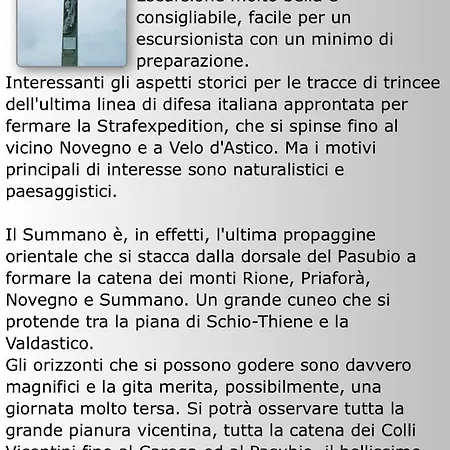 Appartameto Casa Summano Santorso